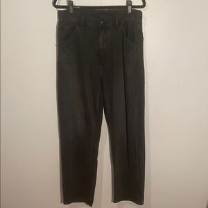 Uniqlo Men's Dark Gray/Black Straight Jeans
